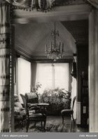 Interiør fra 1890-åra, mens gården var i slekta Gades eie. Foto: Ukjent (omkr. 1890–1900)