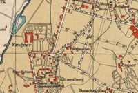 1883: Utsnitt, Frogner, Frognerhøiveien