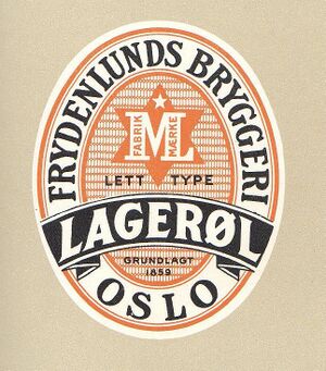 Frydenlunds bryggeri Lagerøl 1959.jpg