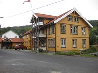 "Fyresdal Bed & Breakfast" i Lensmannsgata i Folkestadbyen i Fyresdal 2019