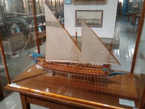 Galeien Tønsberg modell Marinemuseet.jpg