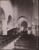 Interiør fra omkring 1880. Foto: O. Væring