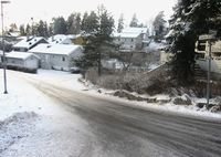 Småhusbebyggelsen i Gamle Brennavei er typisk for Brenna. Foto: Stig Rune Pedersen (2014).