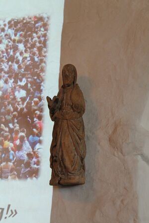 Gamle Glemmen kirke St Thomas-figur.JPG