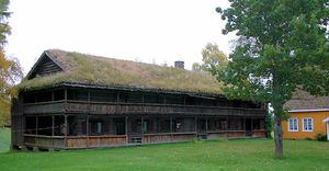 Gamle Hvam museum, Svalgangsbygningen.jpg