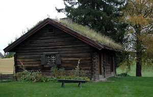 Gamle Hvam museum, Tommerbygning.jpg