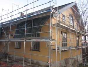 Gamle Rommen skole Oslo vedlikehold 2011.jpg