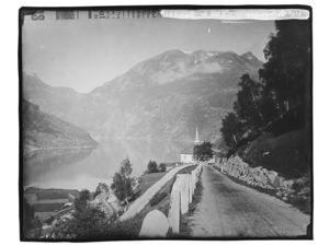 Geiranger kirke. Eksteriør - NB MS G4 0433.jpg