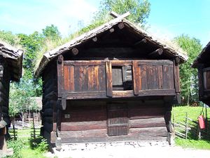 Geitehus fra Halvorsgard i Hol Norsk Folkemuseum 116.JPG