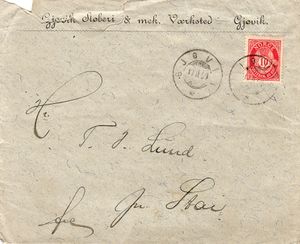 Gjøvik Støberi og mek Værksted konvolutt 1900.jpg
