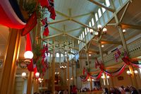 Gjerstad kirke «maiet», pyntet til 17. mai.