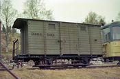 Gråkallbanens godsvogn fotografert 1976. Foto Arne Dag Røkke/Akershusbasen