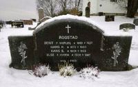 Familiegrav for Nordgarden Rogstad.