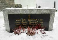 Familien Rogstad på Store-Sørgarden Smedstad.