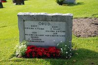 Familien Ørud i Østlia