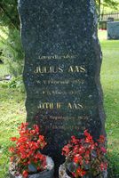 Julius og Otilie Aas på Sukkestad