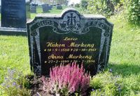 Lærer Håkon Markeng og kona Anna.