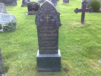 Ordfører og stortingsmann Anton Røstøen, som eide garden Holte. Anne Røstøen var lektor. Foto: Trond Nygård (2012).