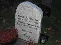 Gravminnet til skøyteløper Hjalmar "Hjallis" Andersen. Foto: Stig Rune Pedersen