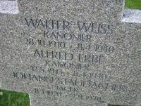 Tysk krigsgrav på Alfaset gravlund i Oslo. Foto: Stig Rune Pedersen (2021).