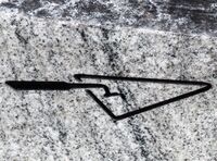 Murerskje på grav på Gamle Aker kirkegård i Oslo. Foto: Stig Rune Pedersen