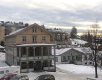 Grefsen Folkesanatorium åpna i 1858, og ga støtet til utbygging av området. Foto: Stig Rune Pedersen (2012)