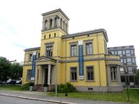 Grev Wedels plass 3: Murvilla oppført 1866-68, ark. Eckhoff. Foto: Stig Rune Pedersen (2014)