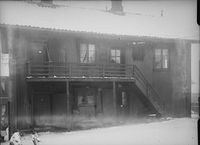 Bakgården i Grimstadgata 16. Foto: Narve Skarpmoen