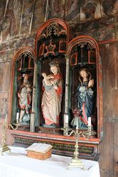 Altarskåpet frå kring 1515. Foto: Chris Nyborg (2017).