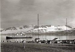 Spitsbergen radio. Telegrafstasjon 1911 i Grønnfjord, Svalbard. Telenor.