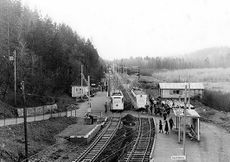 Jar stasjon i 1942 Foto: Oslo byarkiv