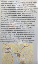 Høgås batteri - omtale på infoplansjen.