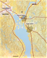 Høgås og Fetsund batterier reist 1900-1902.