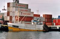 Høydølen fekk namnet Værøyværing, VA-46-K, når Bjørnar Andreassen i Kristiansand kjøpte båten.