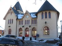 Halden stasjon på Østfoldbanen. Foto: Liv Bjørnhaug Johansen (2010)