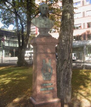 Halfdan Kjerulf byste ved Halfdan Kjerulfs plass.jpg