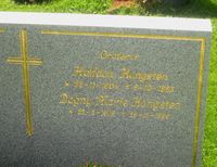 Gravminnet til den siste ordfører i Botne kommune, Halfdan Kongsten (1904-93), på Botne kirkegård. Foto: Stig Rune Pedersen