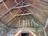 Takkonstruksjonen. Foto: Aslak Kittelsen (2020).