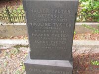 Familiegravsted for Halvor Tveter, Østensjø gård og Haakon Tveter, Aker-ordfører. Foto: Stig Rune Pedersen