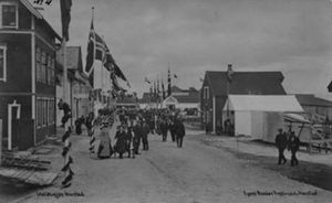 Hamnegata Harstad - 1912.jpg