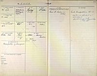 Dette er kopi av den handskrivne kommunale protokollen for innmelding i fiskeriregisteret, også dato for sletting er med her.