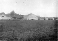 Hangar for flyfabrikken. Norsk luftfartsmuseum.