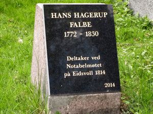 Hans Hagerup Falbe minnestein Oslo.jpg