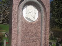 Gravminnet til stortingsrepresentant og Aker-ordfører Hans Hansen Grimelund (1806–1883). Foto: Stig Rune Pedersen