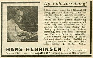 Hans Henriksens fotoforretning (faksimile annonse 1ste Mai 1937-01-07 s5).jpg