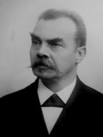 Malermester Lauritz Andreas Hansen Sekretær, nestformann og formann gjennom mage år.