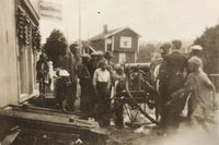 Fra Harald Holmstads landhandleri på Kapp.