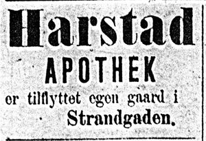 Harstad Apotek annonserte i Tromsø Amtstidende 15.03. 1895.jpg