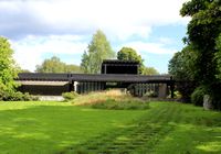 Haslum krematorium (1966), tegnet av John Engh. Foto: Stig Rune Pedersen