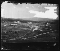53. Hattfjelldal. Kirke og gamle Præstegaard. - NB bldsa OTO0791 A.jpg
